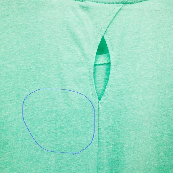 St Johns Bay Teal Graphic Print Short Sleeve Active Top Size PXL - Picture 6 of 11